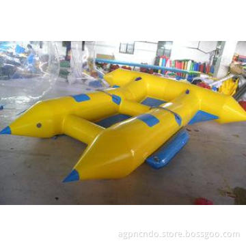 Customize Inflatable Flying Fish Boat for 4 Rides for Water